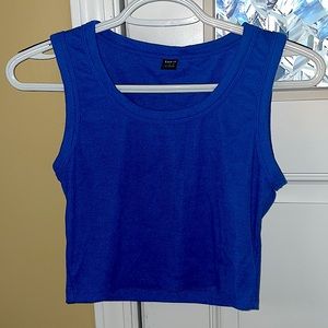 cute blue tank
